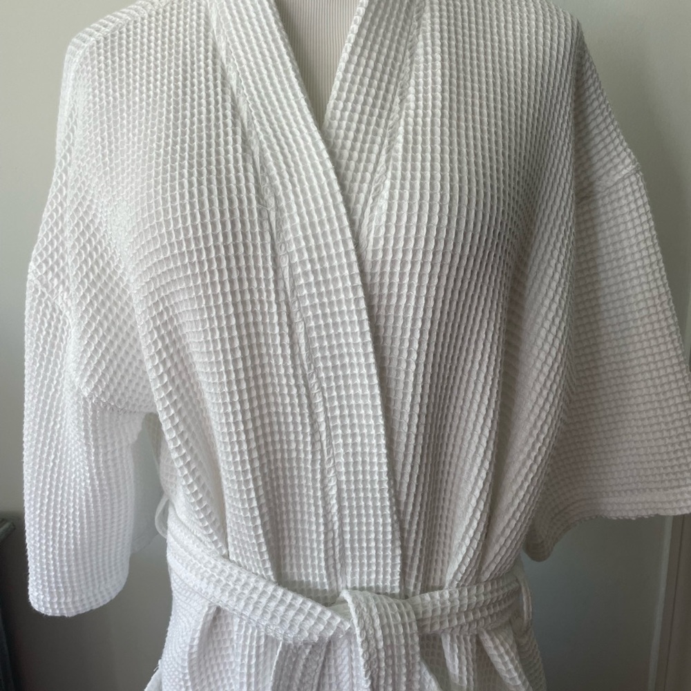 MONARCH CYPRESS WAFFLE BATH ROBE - Picture 7 of 13